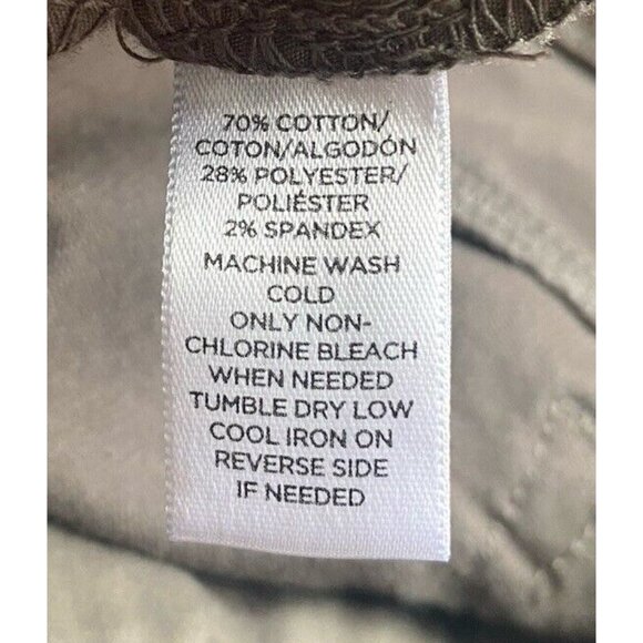 LOFT Womens Modern Straight Brown Pinwale Corduroy Pants Petites Size 4 / 27 - Picture 6 of 6